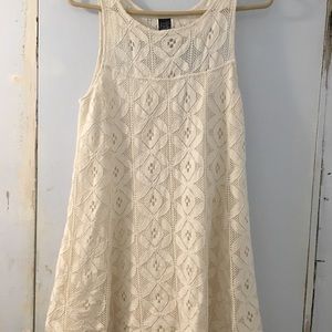 Lacey White Skater-Style Dress